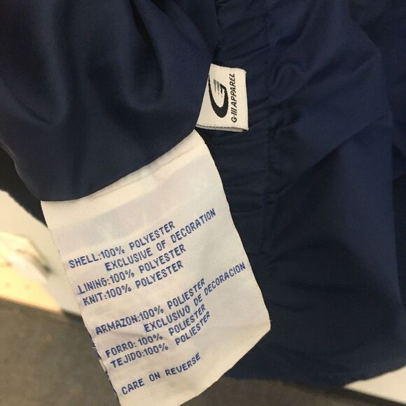 NFL Broncos Long Sleeve Navy Blue Sweatshirt Size L Mens - Picture 5 of 12